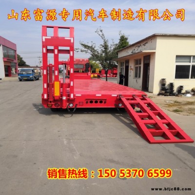 抽拉式挖掘機(jī)運(yùn)輸車 11.6米挖掘機(jī)拖板車挖掘機(jī)專用車 梁山掛車兩線四橋鉤機(jī)板車