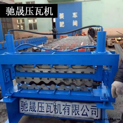 壓瓦機單層機 馳晟壓瓦機 750墻面橫掛板彩鋼板設備 彩瓦機