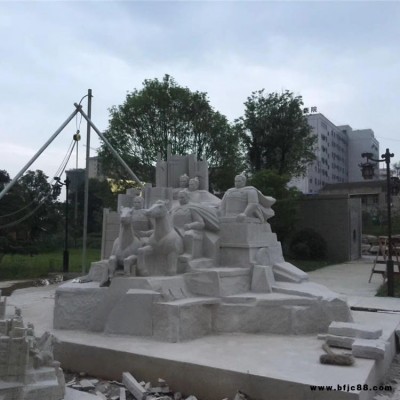 石雕人物雕像 盛合雕塑加工設計博物館紀念館園林景觀石雕人物雕像