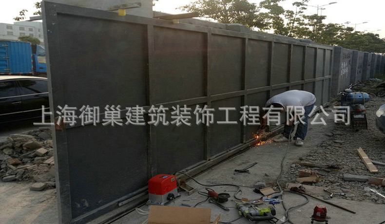 鍍鋅鐵藝平移門 歐式別墅庭院電動(dòng)滑動(dòng)平移門 幼兒園學(xué)校平移門示例圖10