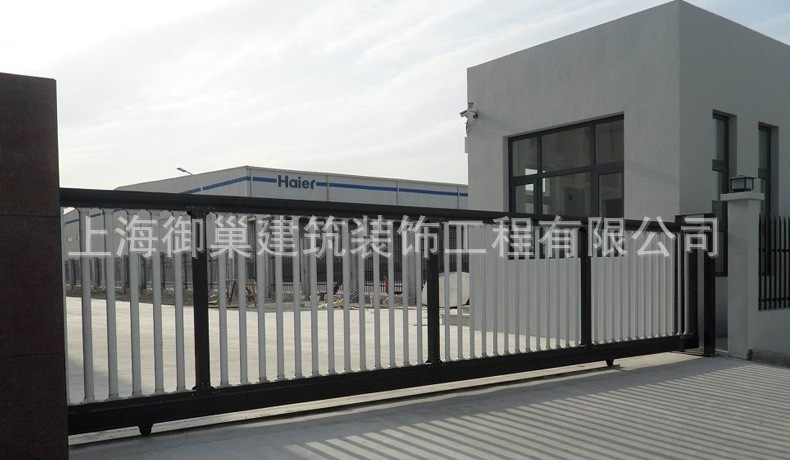 專業(yè)定制電動(dòng)遙控感應(yīng)平移門 酒店別墅鐵藝電動(dòng)平移門 防盜平移門示例圖6