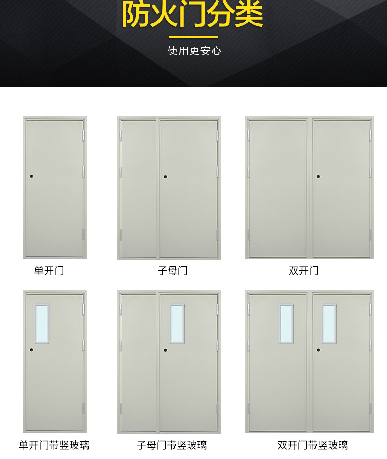 廠家定制鋼質甲級防火門 消防通道鋼質門 隔熱防火門示例圖7