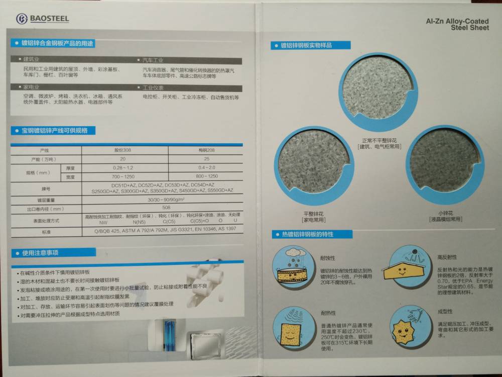 正宗燁輝彩涂鋼卷 噴碼是什么樣 燁輝彩涂板鐵青灰