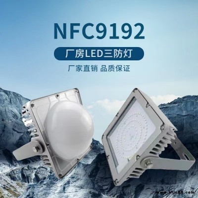海洋王NFC9192 LED投光燈50W 70W車間戶外防水三防通道車間平臺燈