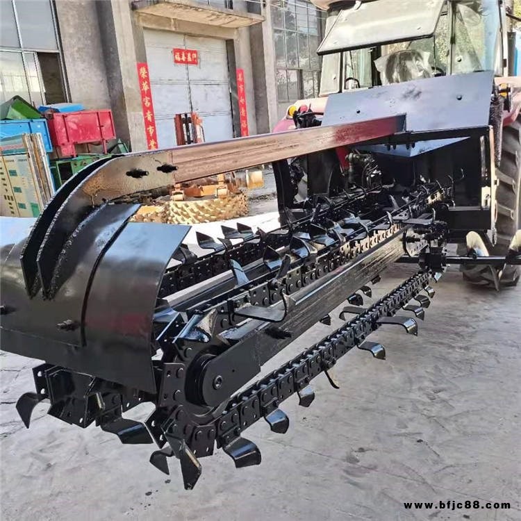 鏈條式排水管打溝機 久昌排水管打溝機 一站式服務售后完善