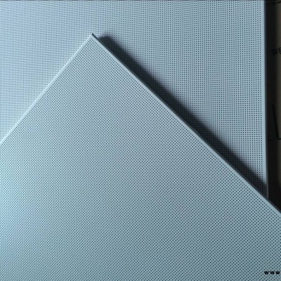 金屬工程吊頂鋁扣板 【歐佰天花】0.8厚白色穿孔吸音鋁扣板