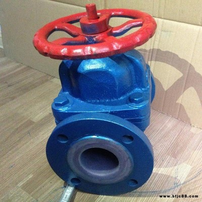 鋼襯氟塑料截止閥 手動(dòng)法蘭截止閥 衡水瑞銘批發(fā)直銷
