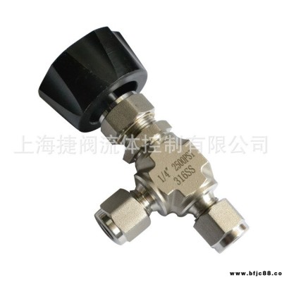 304卡套角式針型閥 卡套管路針型閥 手動卡套截止閥 角式針型閥