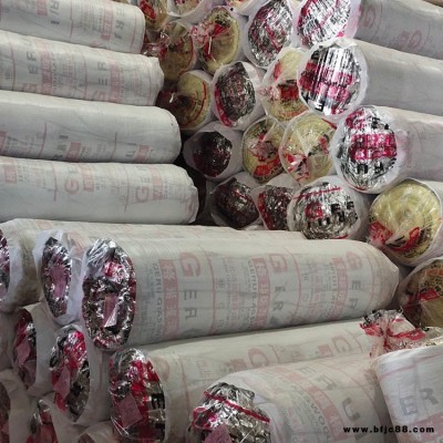 格瑞高品質玻璃棉卷氈  高端輕鋼別墅龍骨框架填充保溫棉 防火棉 隔熱棉