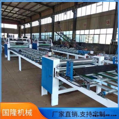 pur熱熔膠貼面機(jī) 地暖隔熱板貼紙機(jī)  國隆源頭廠家 竹炭纖維木飾面板貼面機(jī)