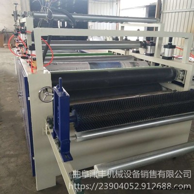 津豐貼面機熱壓冷膠木工板貼合 大板貼面機不起泡 不開裂密度板雙面貼紙機JF-1300