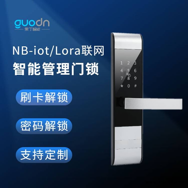 校園民宿公寓智能鎖酒店刷卡密碼鎖 NB藍牙APP控制LORA通通聯(lián)網(wǎng)鎖GD-030