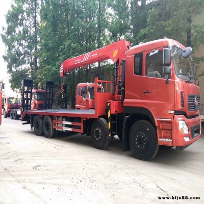 東風T5新飛工8噸隨車吊 藍牌徐工隨車吊價格 神百 可來廠觀看