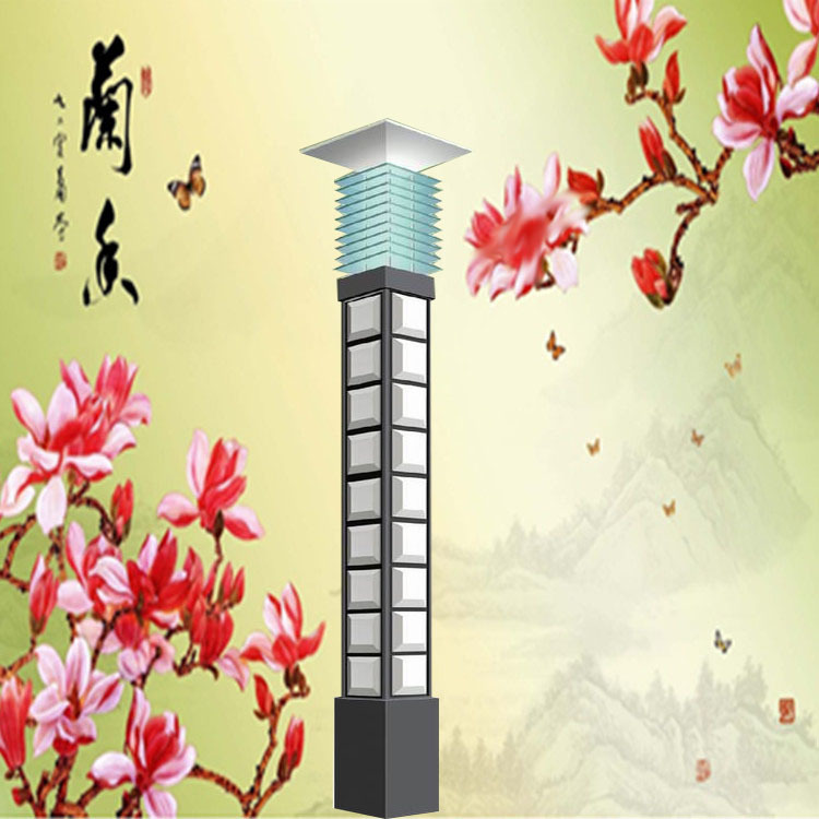 方形景觀燈公園廣場(chǎng)路燈LED庭院燈高桿燈中桿燈草坪燈戶外燈具示例圖124