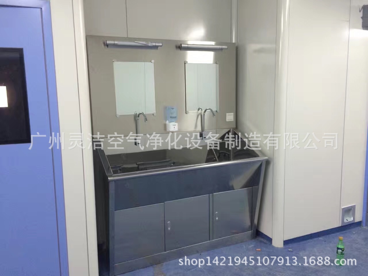 樂陵市醫(yī)用洗手池、不銹鋼洗手池、醫(yī)用洗手槽  廠家直銷示例圖2