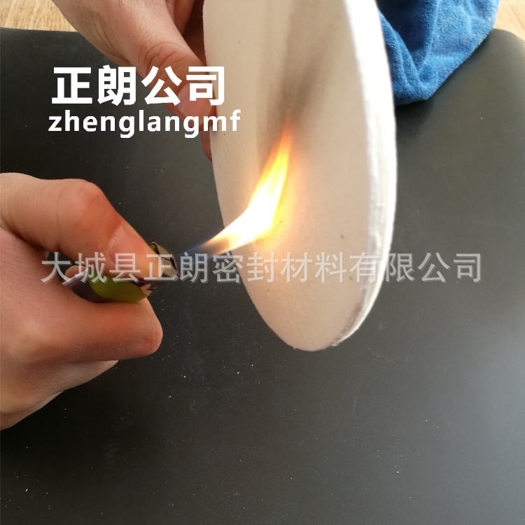廠家磨具齊全 定制各種規(guī)格陶瓷纖維墊片硅酸鋁纖維高溫隔熱墊示例圖2