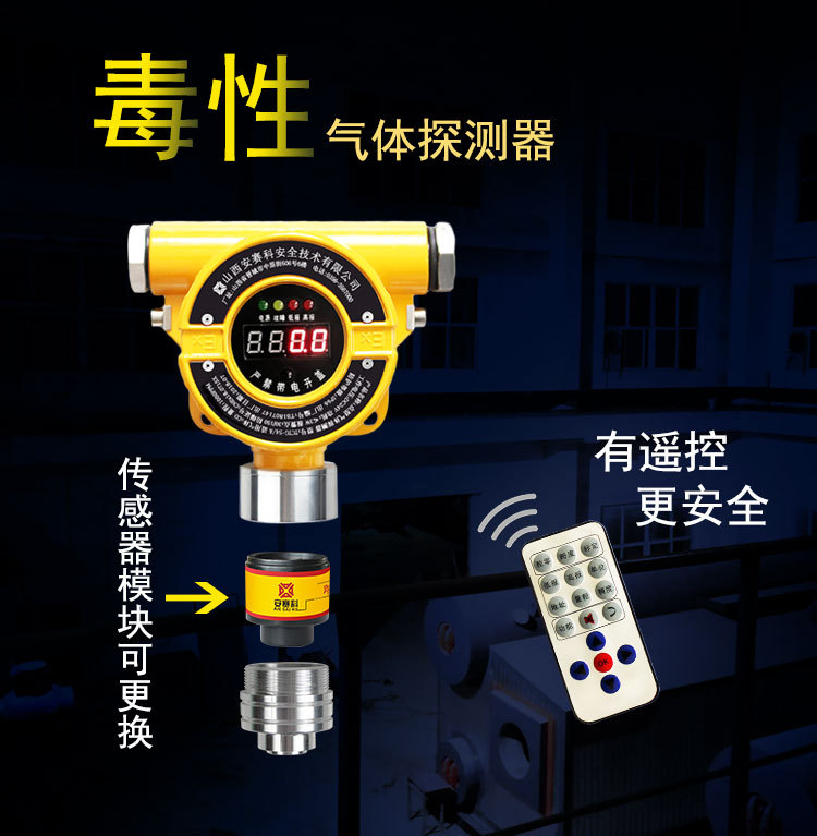 安賽科廠家直供硫化氫氣體報警器,氣體泄漏報警器,毒性氣體報警器示例圖15
