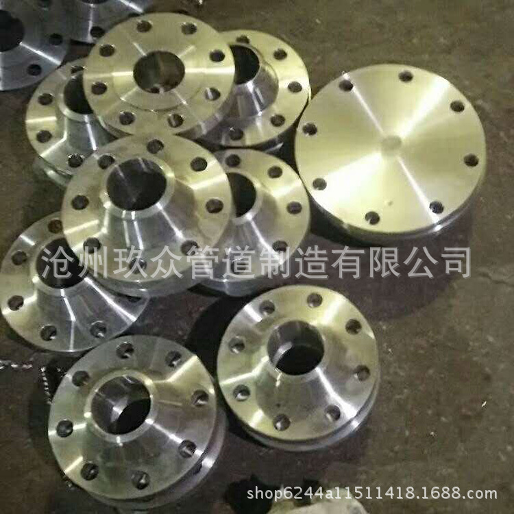 河北滄州高質量法蘭盤 優質鍛打平面碳鋼 國標鍛打法蘭片示例圖5