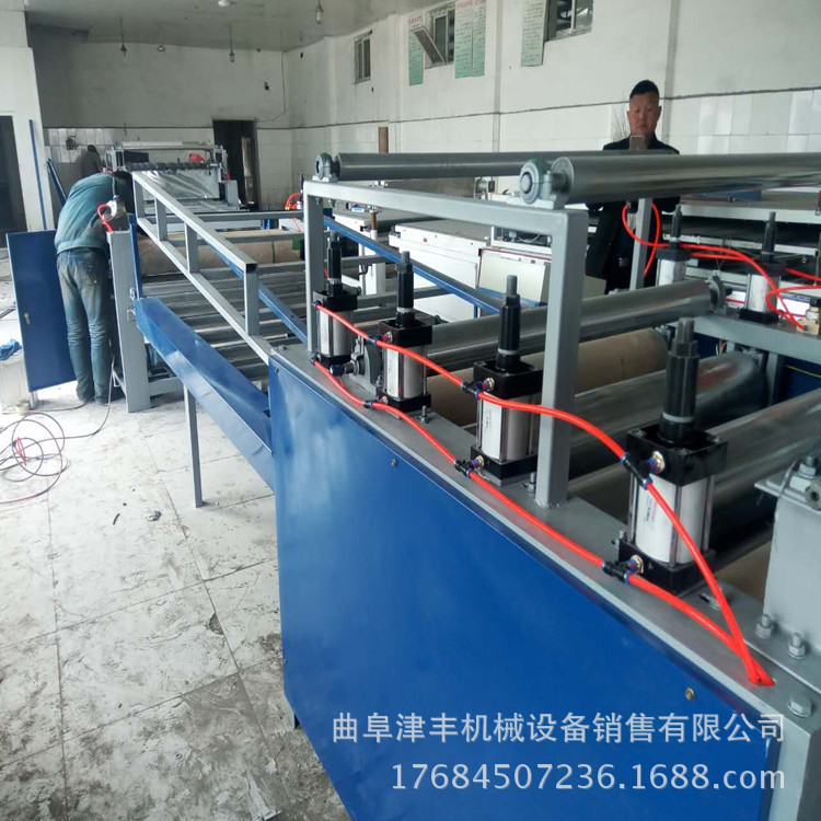 奧松板滾膠貼面機多功能亞克力片材貼紙機理想木工機械覆膜機示例圖11