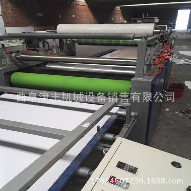 奧松板滾膠貼面機多功能亞克力片材貼紙機理想木工機械覆膜機示例圖6