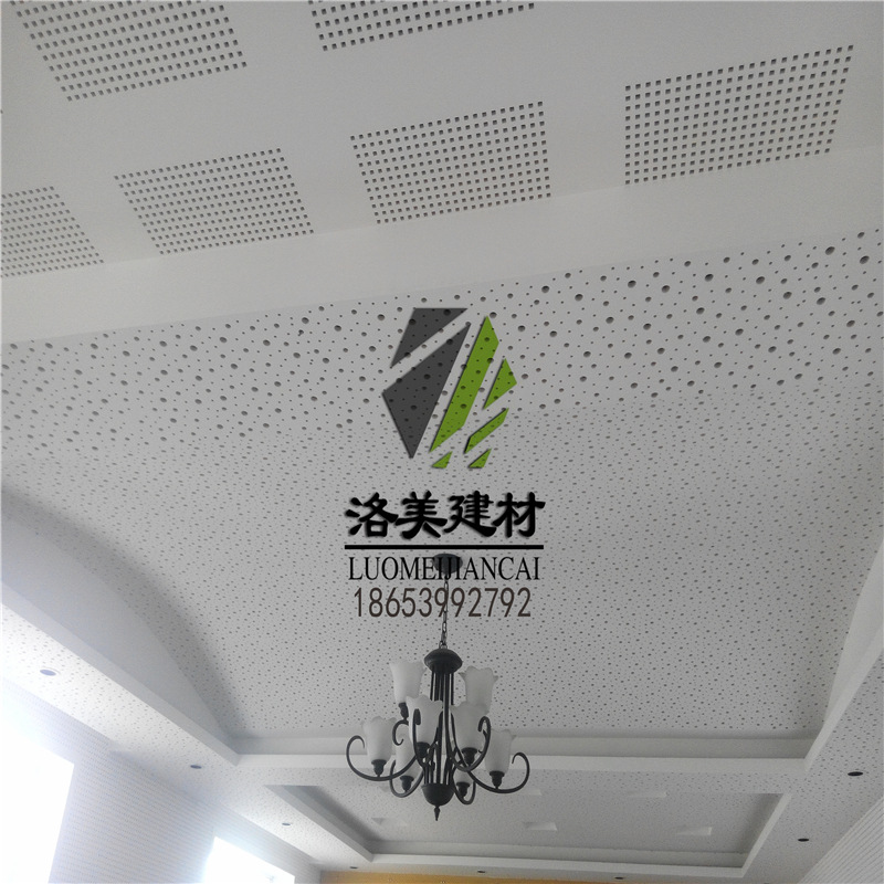 可耐福 無縫拼接不規則泡泡孔石膏板吊頂板（8/15/20）示例圖6
