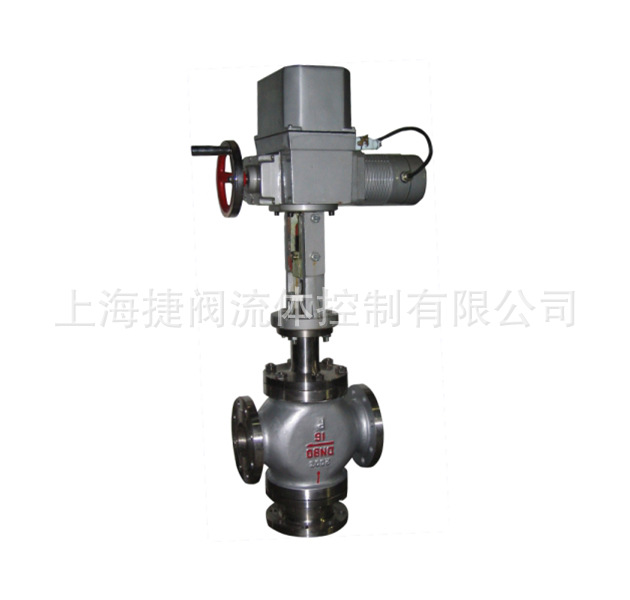 ZAZX(Q)型 電動(dòng)三通分（合）流調(diào)節(jié)閥示例圖1