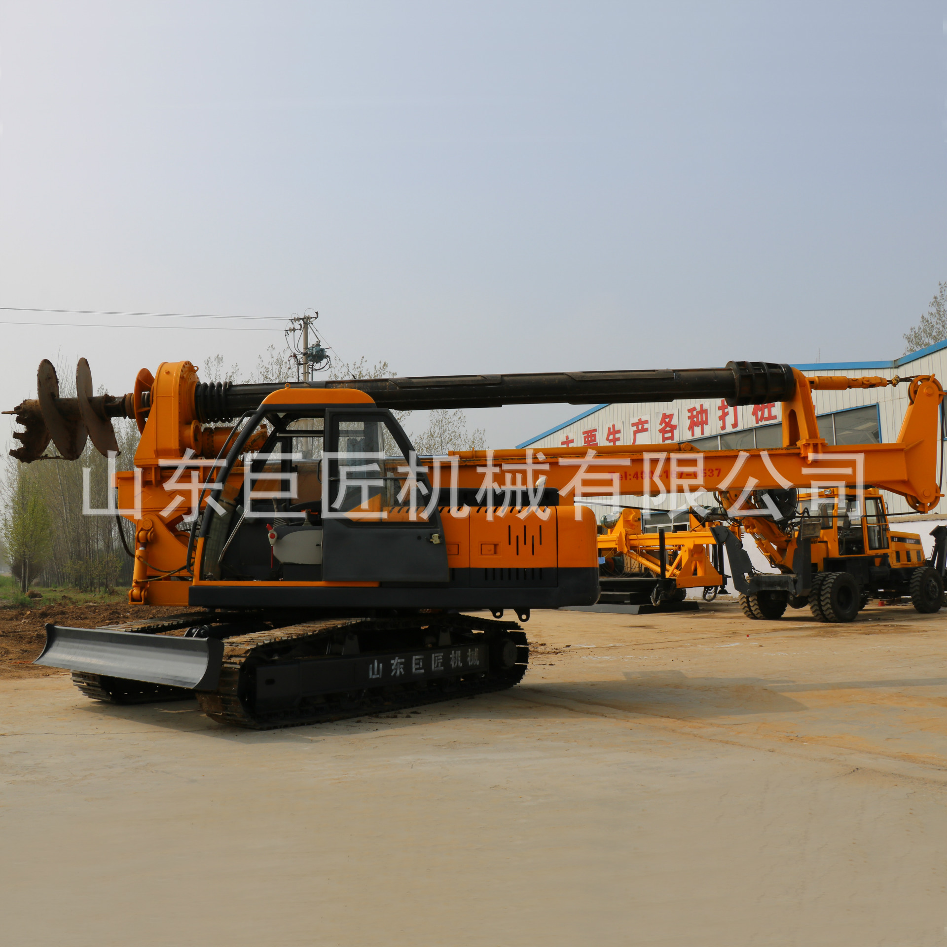 華夏巨匠28米鋼制鏈軌式旋挖機 履帶式自動化旋挖鉆機一鍵復位示例圖8