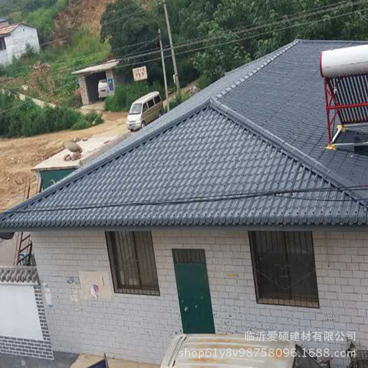 廠家直銷 棗莊合成樹脂瓦 別墅屋頂瓦 仿古琉璃瓦 優(yōu)質ASA樹脂瓦示例圖9