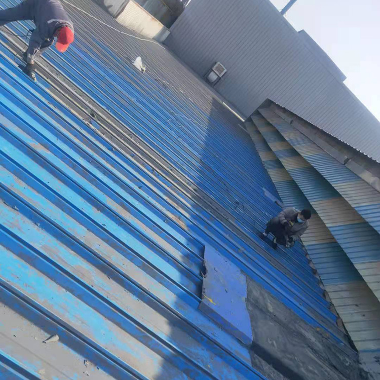 彩鋼瓦翻新漆 金屬屋面彩鋼翻新漆 水性工業漆 百拓 承接施工示例圖7