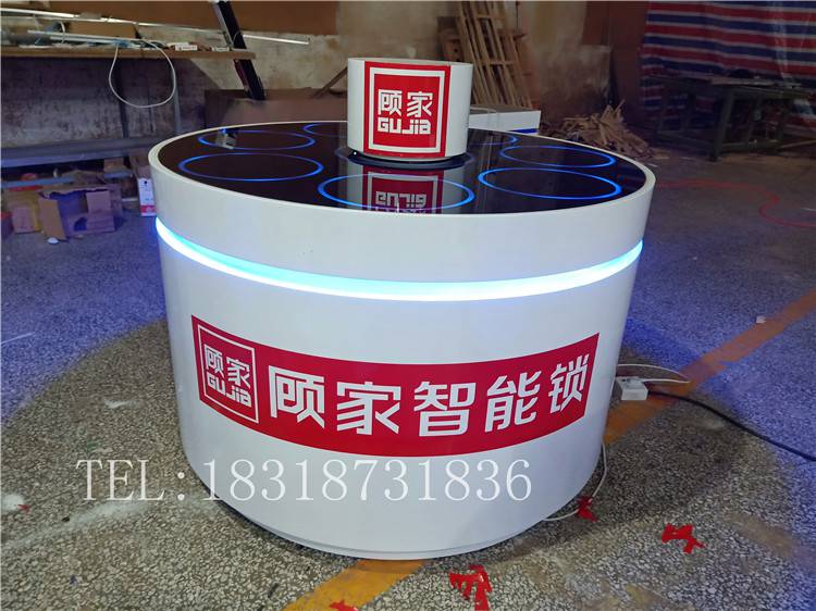 帶鎖的展示柜 黑河嫩江萬事威帶鎖的展示柜三面旋轉