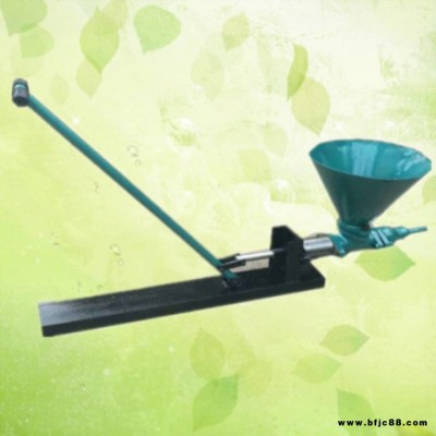 甘肅注漿加固設(shè)備加固水泥注漿機(jī) 泥漿泵修補(bǔ)縫隙注漿手壓式  手動小型注漿泵圖片