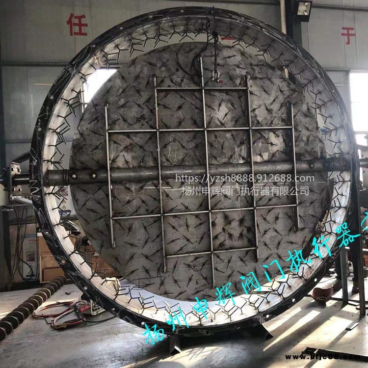 大口徑不銹鋼水泥閥 電動(dòng)通風(fēng)蝶閥 煙氣閥 電動(dòng)執(zhí)行器 申輝廠家