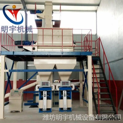 石膏自流平生產線 輕質抹灰石膏設備 全自動石膏沙漿生產線 明宇MY