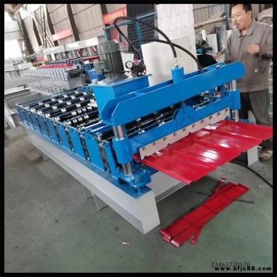 鋼結構墻板900型壓瓦機 彩鋼瓦設備  鐵皮瓦成型機 異形冷彎機 亞峰機械
