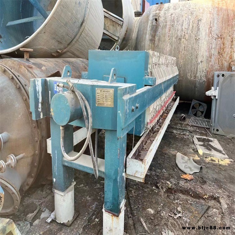 二手50平方板框壓濾機 全自動拉板廂式隔膜過濾設備運行穩定盛源
