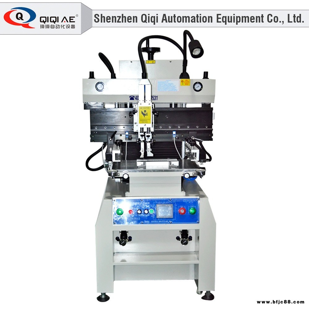 琦琦自動化  QQYS-3212半自動錫膏印刷機   LED絲印機  SMT貼片線路板PCB板鋼網印刷機