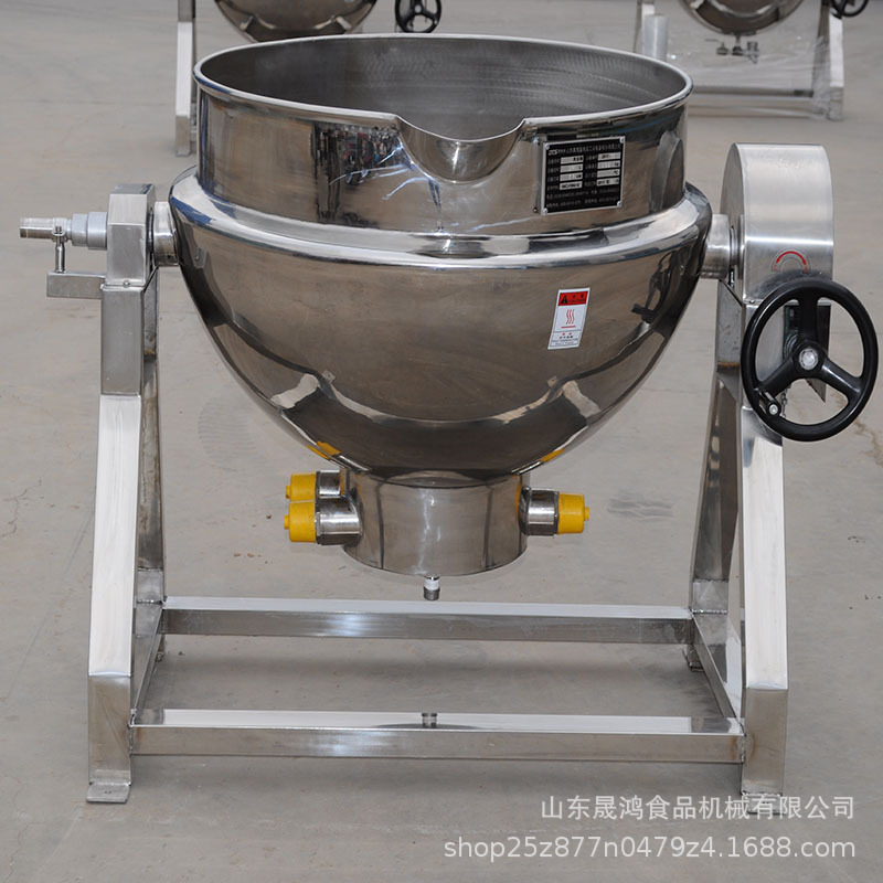 廠家直銷鹿膠熬制鍋 鹿制品蒸煮鍋 電加熱可傾式導(dǎo)熱油夾層鍋示例圖7