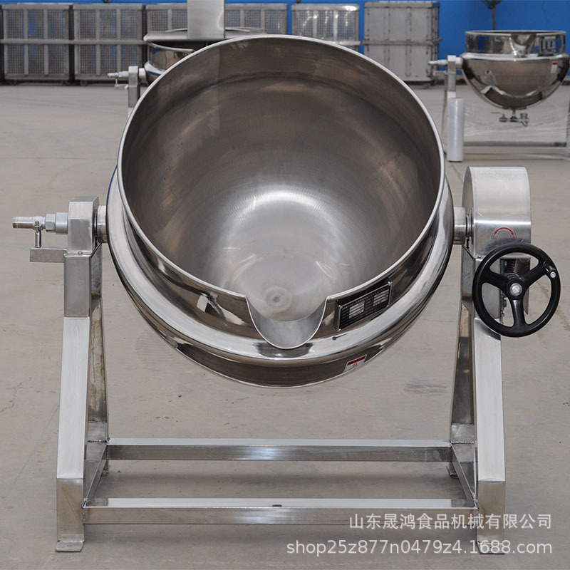 廠家直銷鹿膠熬制鍋 鹿制品蒸煮鍋 電加熱可傾式導(dǎo)熱油夾層鍋示例圖4