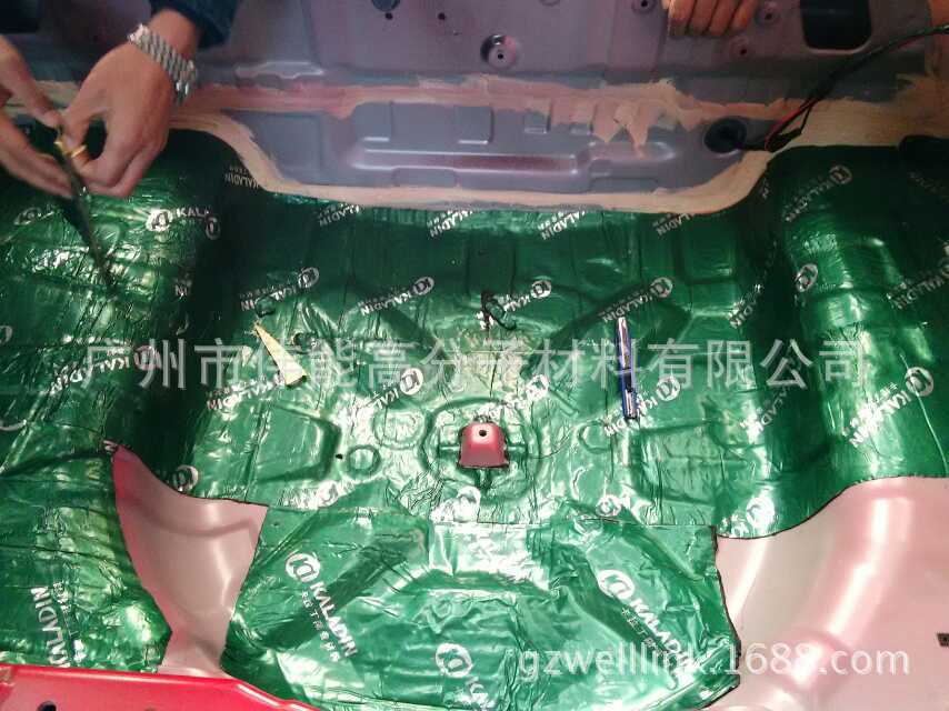 新配方鍍膜鋁箔阻尼減震墊 汽車全車金屬部件阻尼減震 隔音吸音示例圖10